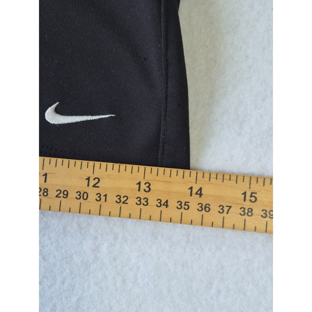 Nike FitDry Running Shorts Mens Medium Black Zip Pocket Athletic Training Gym - Picture 8 of 10